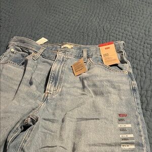 Levi's Light Blue women’s cinch baggy